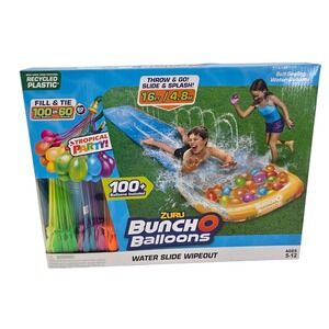 Zuru Bunch O Balloons Water‎ Slide Wipeout 16ft Slide 100+ Balloons